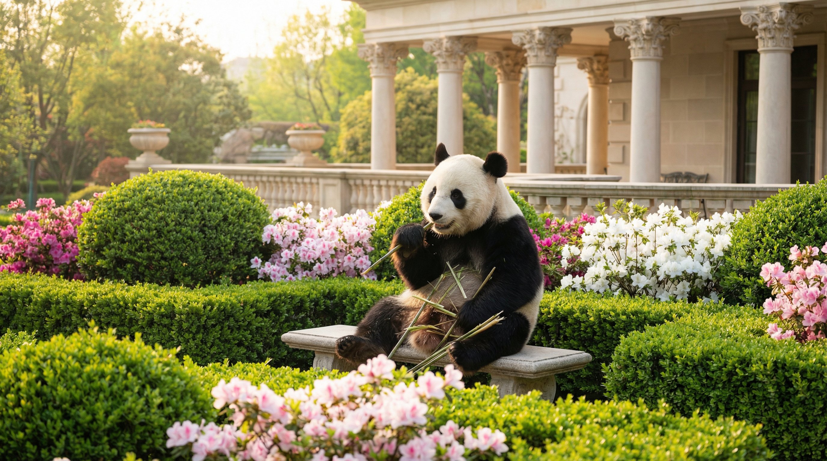 大熊猫竹林嘻戏 - 猎奇独家高清视频纪录